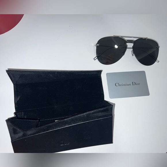 DIOR HOMME SUNGLASSES (SILVER) - Picture 1 of 5
